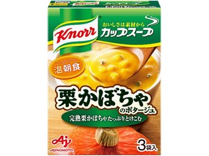 クノール カップスープ 栗かぼちゃのポタージュ 3袋 x10 【スープ】
