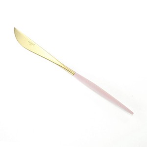 クチポール（Cutipol）GOA　ピンク/ゴールド　テーブルナイフ
