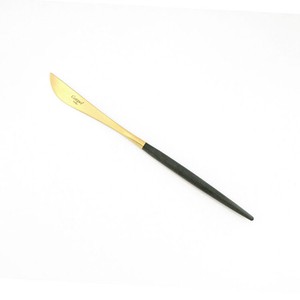 クチポール（Cutipol）GOA　ブラック/ゴールド　デザートナイフ