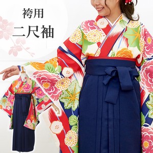 Kimono/Yukata single item Red Kimono Retro