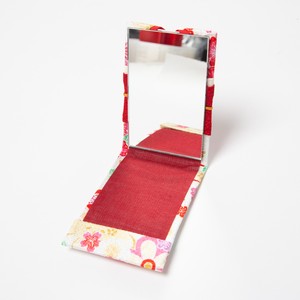 Desk Mirror Kimono chirimen Fabric