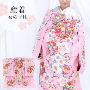 Kids' Japanese Clothing Little Girls Flower Pink White Kimono Baby Girl 3-colors