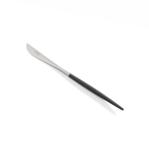 クチポール（Cutipol）MIOブラック/シルバー　デザートナイフ