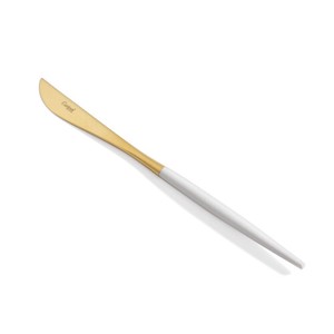 クチポール（Cutipol）MIOホワイト/ゴールド　テーブルナイフ