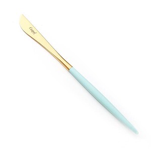 クチポール（Cutipol）GOA　ターコイズ/ゴールド　デザートナイフ