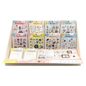 Stamp Clear Stamp Notebook Buddies Acrylic Blocks Set With Fixtures Stationery