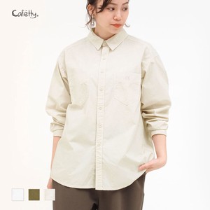Button Shirt/Blouse cafetty Layered