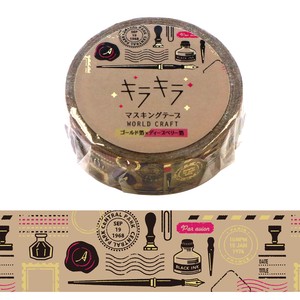 DECOLE Washi Tape Letter Kira-Kira Masking Tape Stationery M