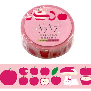 Washi Tape Gift Apple Kira-Kira Masking Tape Rabbit Stationery M Fruits