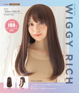 Wig Brown Long Straight