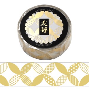 DECOLE Washi Tape Sticker Yuzen Masking Tape Cloisonne M Japanese Pattern