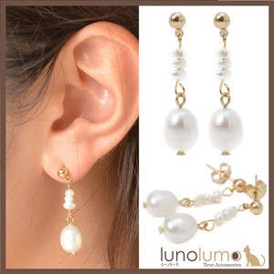 Pierced Earringss Pearl