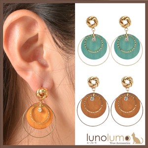 Pierced Earringss Mixing Texture Casual Ladies'