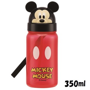 【スケーター】ダイカットストロー式ブローボトル[350ml] ●ミッキーマウス●
