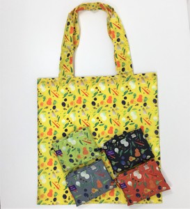 【和雑貨】京野菜　野菜【在庫限り】日本製　エコバッグ　お買い物袋　レジ袋　旅行　トラベル　アウトドア