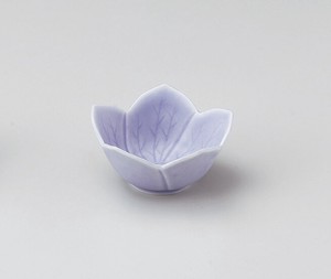 紫マット小鉢  【日本製    磁器】