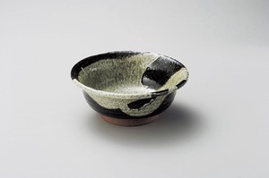 緑釉カイラギ7.5丼  【日本製    陶器】