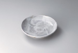 緋紫7.5めん皿  【日本製    陶器】