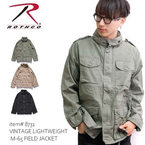 【Rothco】VINTAGE LIGHTWEIGHT M-65 FIELD JACKET 8731 ミリタリー  米軍 アメリカ US規格