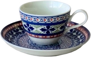 美浓烧 茶杯盘组/杯碟套装 陶器 餐具 日本制造