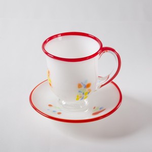 Cup & Saucer Set Red