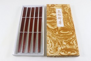 "Kiso Hinoki" (Cypress) Chopsticks - 5 pairs in gift paper box