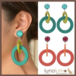 Clip-On Earrings Earrings Bicolor Ladies'