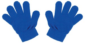 カラーのびのび手袋コバルトブルー 3587
