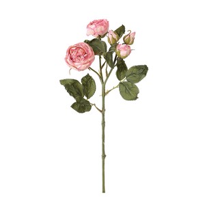 MAGIQ　バラ　ドライドパシュミナローズ　ピンク／モーブ　ドライフラワー風の造花