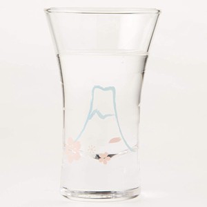 酒杯　えんぎもの  杯（富士山柄）  【日本製  オシャレ  ガラス】
