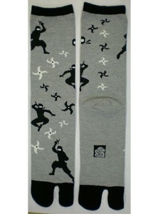 Ankle Socks Ninjya 25 ~ 28cm Made in Japan