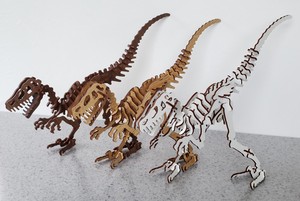 【日本製】奥越恐竜模型（テラノサウルス3D）・レーザー加工