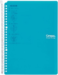 Notebook Blue Campus Binder KOKUYO Green