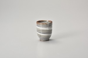 志野化粧土湯呑（大）  【日本製    陶器】
