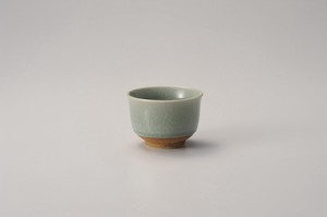 青磁 反煎茶  【日本製    陶器】