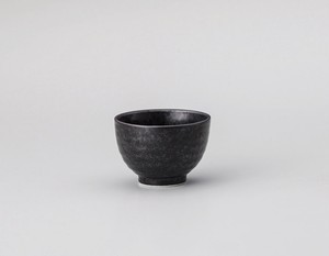 黒水晶煎茶  【日本製    磁器】