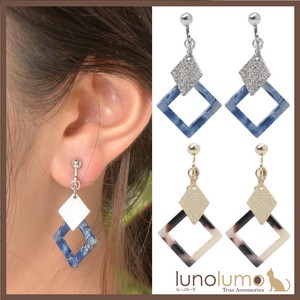 Clip-On Earrings Earrings sliver Mixing Texture Casual Ladies'