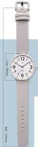 【腕時計】ファッションウォッチ デーラ グレイ FDC106-1GY