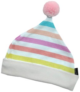 Sale 日本製 マルチボーダー 帽子 新生児用 ベビー小物