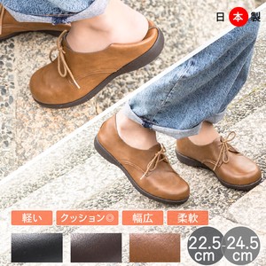 【即納】日本製 オブリークトゥ カジュアル ローヒール  / 靴 レディースシューズ 婦人靴