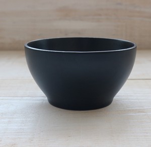 ☆色んな用途に使えるカタチ！【多様的・マットな色合い】wooden natural bowl/モダン椀　透かし黒