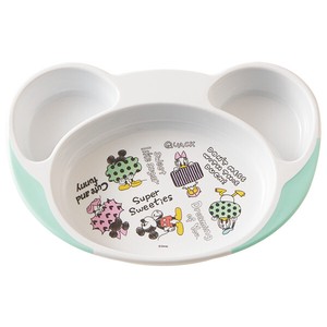 【スケーター】【ベビー用品】食洗器対応 ●ミッキーマウス　スケッチ● すくいやすいランチ皿