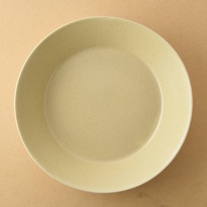 小田陶器 TOH 22弐重 22cm丸皿 コルクベージュ[日本製/美濃焼/洋食器/リサイクル食器]