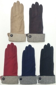 Gloves Houndstooth Pattern
