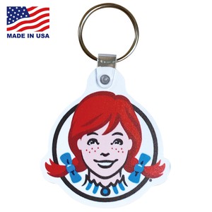 RUBBER KEYCHAIN Wendy's Wendy キーホルダー ウェンディーズ アメリカン雑貨 MADE IN USA