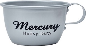 Mug sliver black Mercury