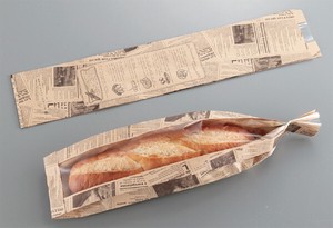 フランスパン袋 フェネット茶（100枚入）/テイクアウト包装