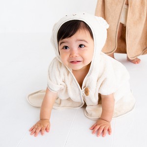 Babies Clothing Ethical Collection Poncho Sheep Organic Cotton Made in Japan