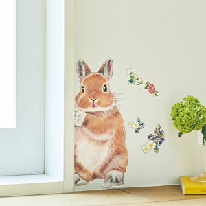 Stickers Peek-a-boo rabbit wall sticker