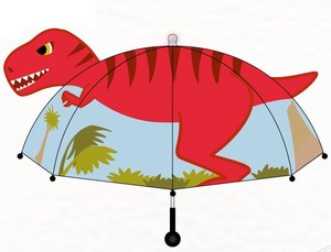 乗り物傘　恐竜　47cm